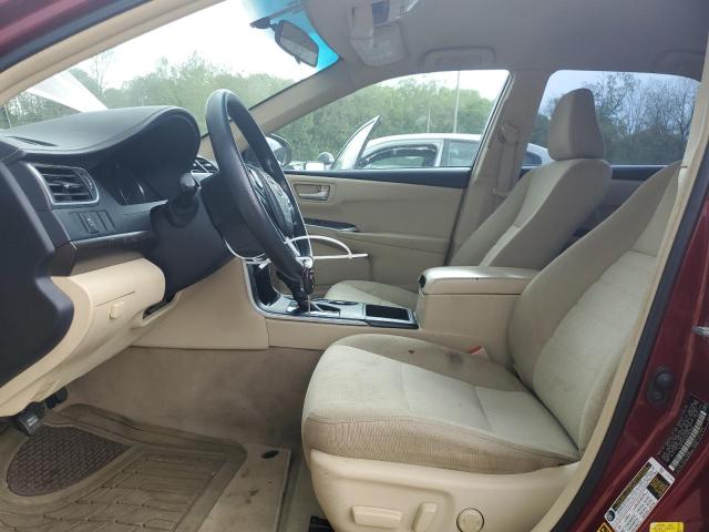  TOYOTA CAMRY 2016 Red