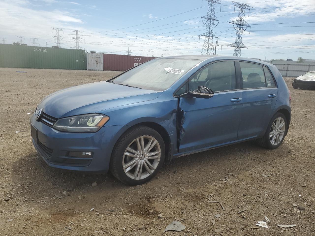 2015 Volkswagen Golf en Venta en Elgin, IL - Side