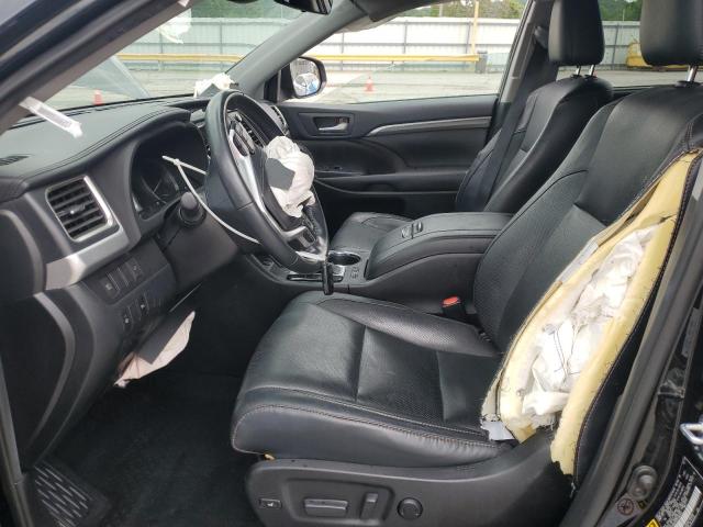  TOYOTA HIGHLANDER 2019 Сharcoal