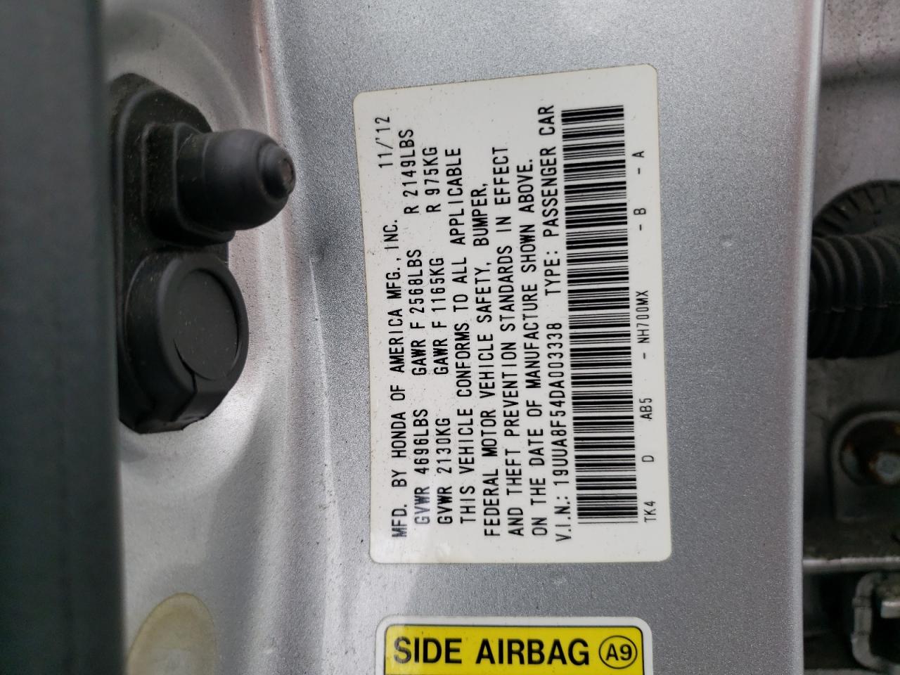 2013 Acura Tl Tech VIN: 19UUA8F54DA003338 Lot: 56802745