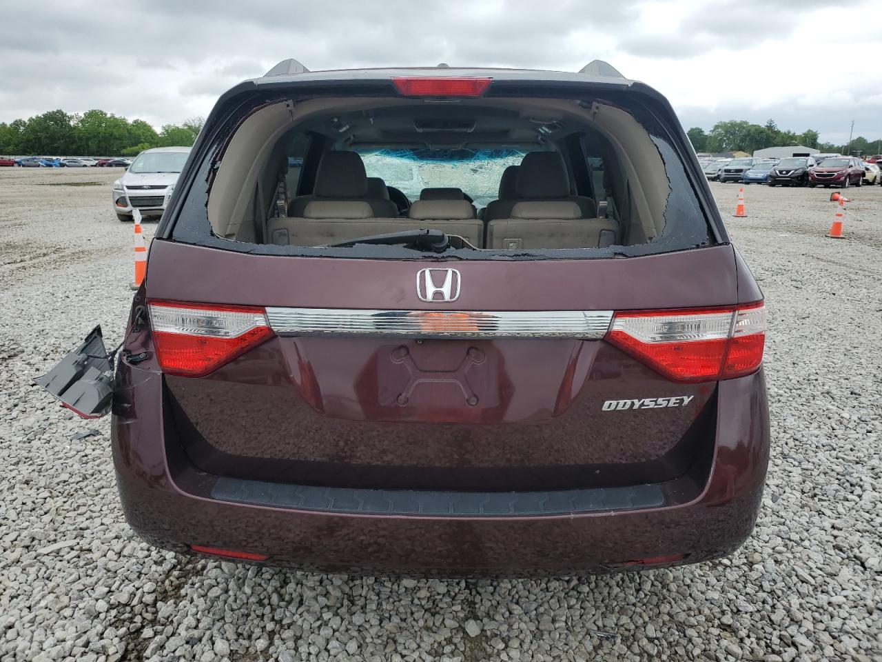 2012 Honda Odyssey Exl VIN: 5FNRL5H60CB122299 Lot: 58697485