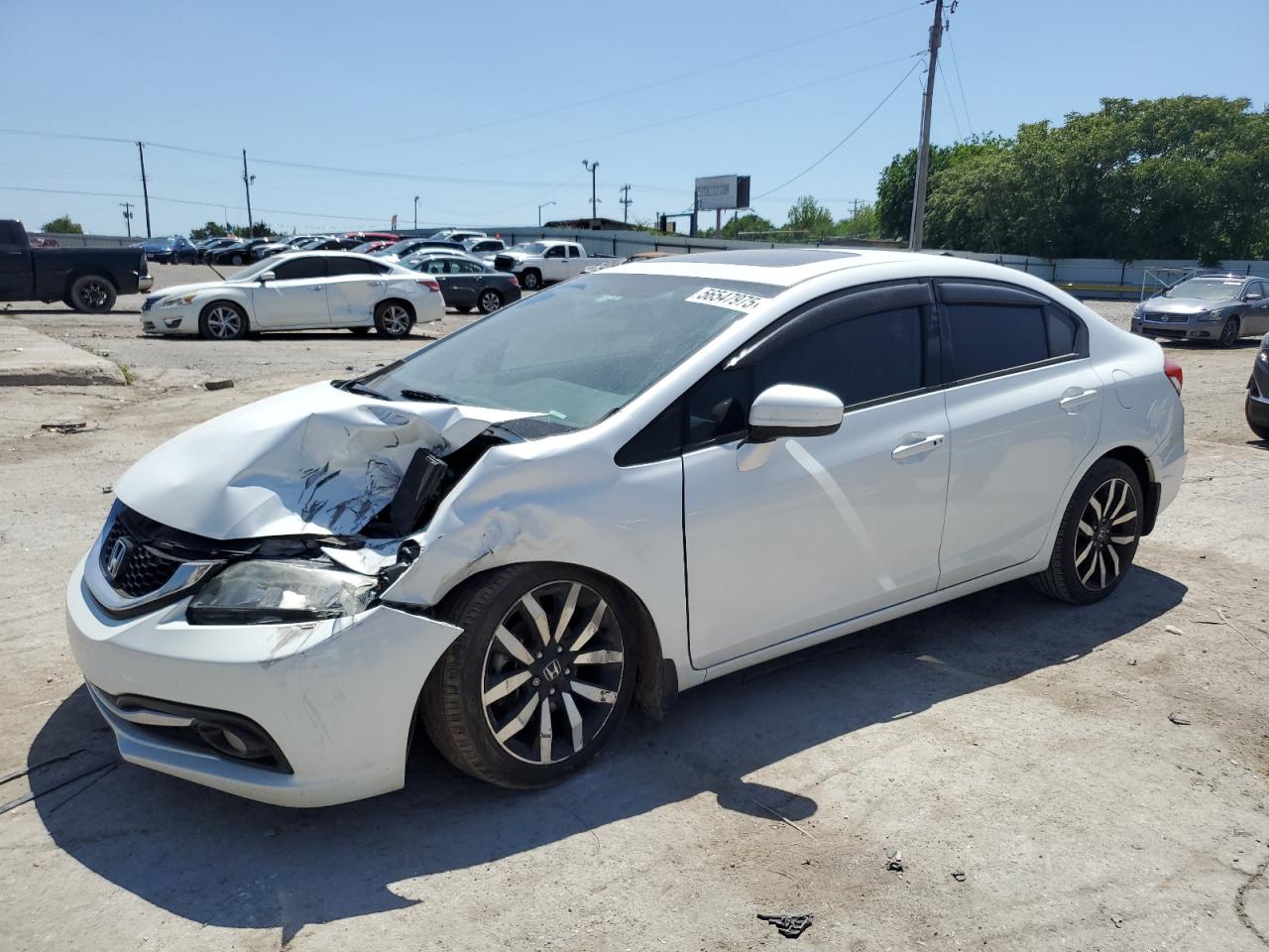 2015 Honda Civic Exl for Sale in Oklahoma City, OK - Front End