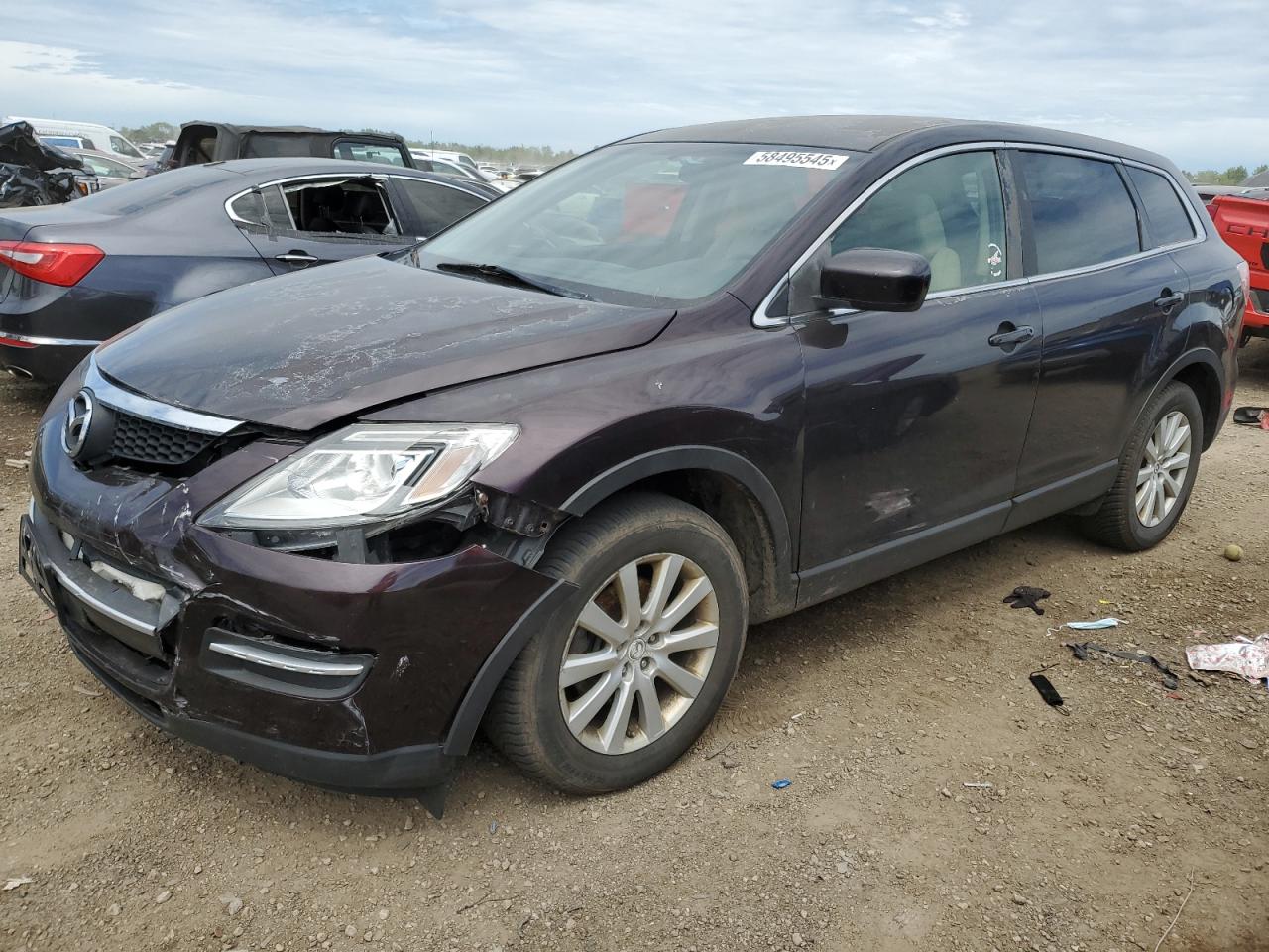 2007 Mazda Cx-9  na sprzedaż w Elgin, IL - Front End