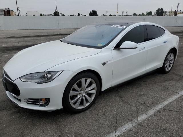 Hatchbacks TESLA MODEL S 2016 Biały