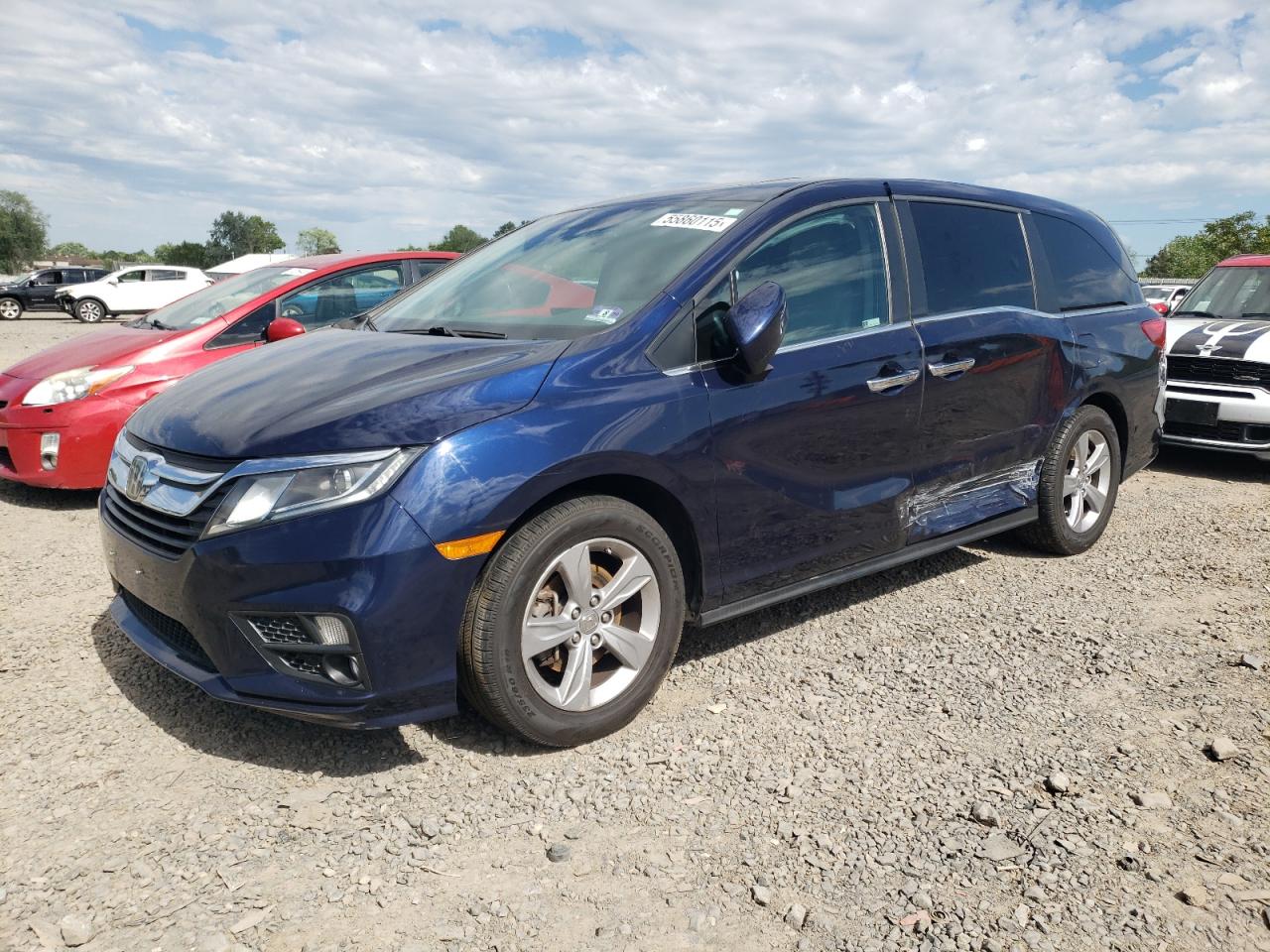 2019 Honda Odyssey Exl zu verkaufen in Hillsborough, NJ - Side