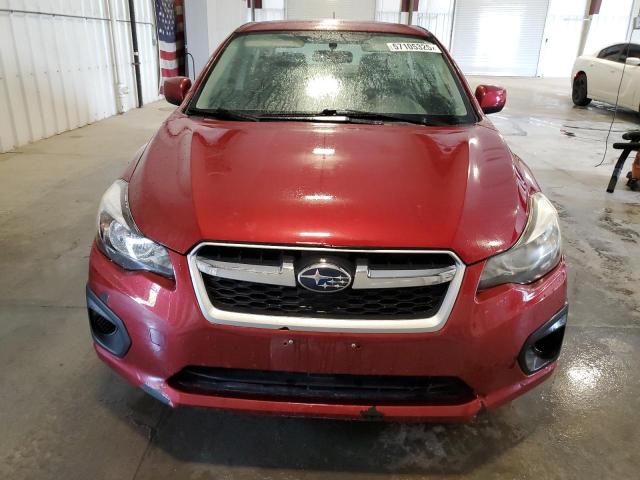  SUBARU IMPREZA 2013 Red
