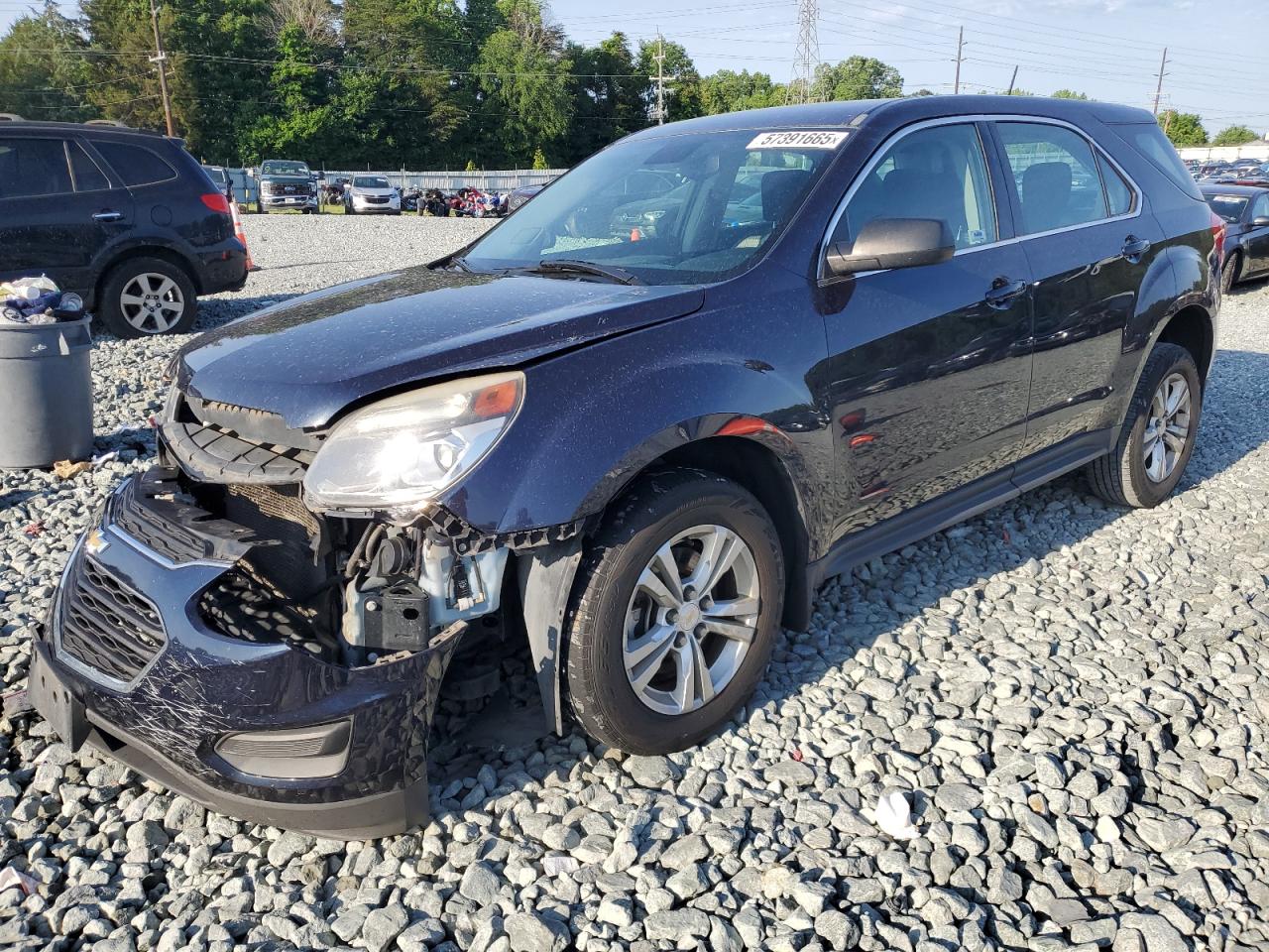 2016 Chevrolet Equinox Ls იყიდება Mebane-ში, NC - Front End
