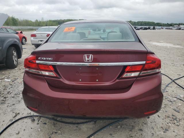  HONDA CIVIC 2014 Бургунди