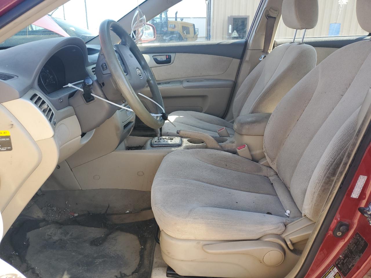 2007 Kia Optima Lx VIN: KNAGE123X75088370 Lot: 58121015