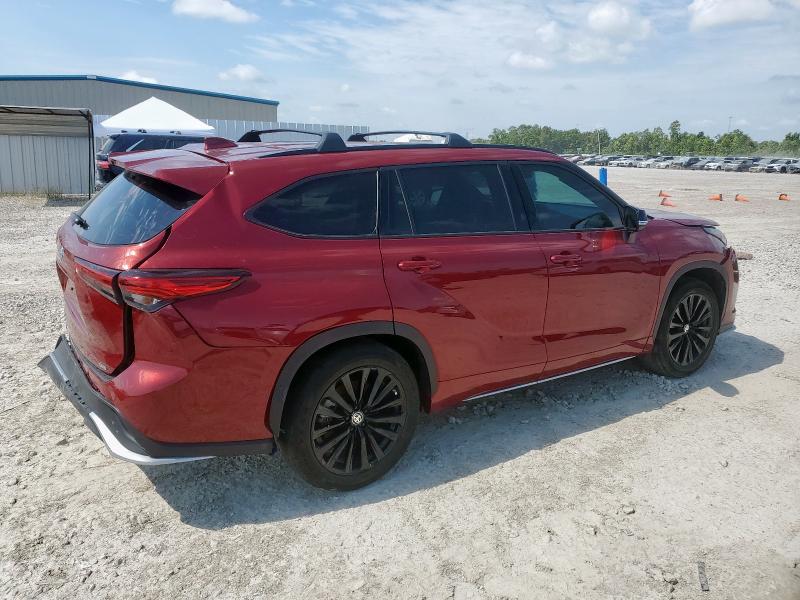  TOYOTA HIGHLANDER 2023 Czerwony