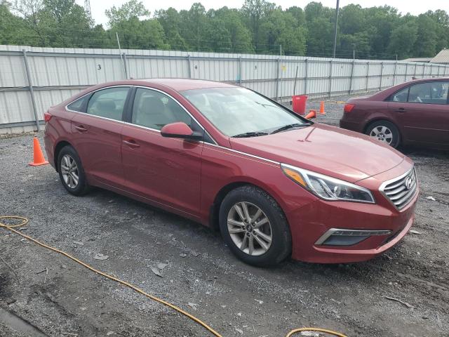 Sedans HYUNDAI SONATA 2015 Red