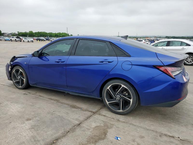  HYUNDAI ELANTRA 2022 Blue