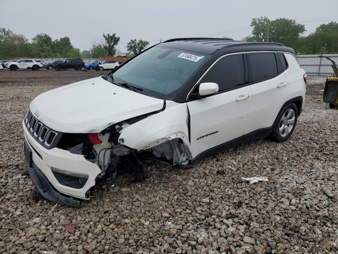 2019 Jeep Compass Latitude zu verkaufen in Chicago Heights, IL - Front End