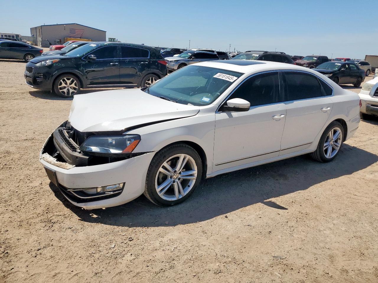 2013 Volkswagen Passat Sel for Sale in Amarillo, TX - Front End
