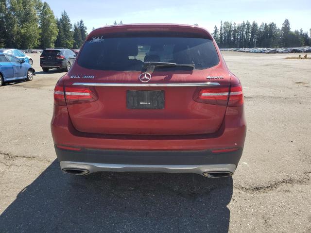  MERCEDES-BENZ GLC-CLASS 2018 Czerwony