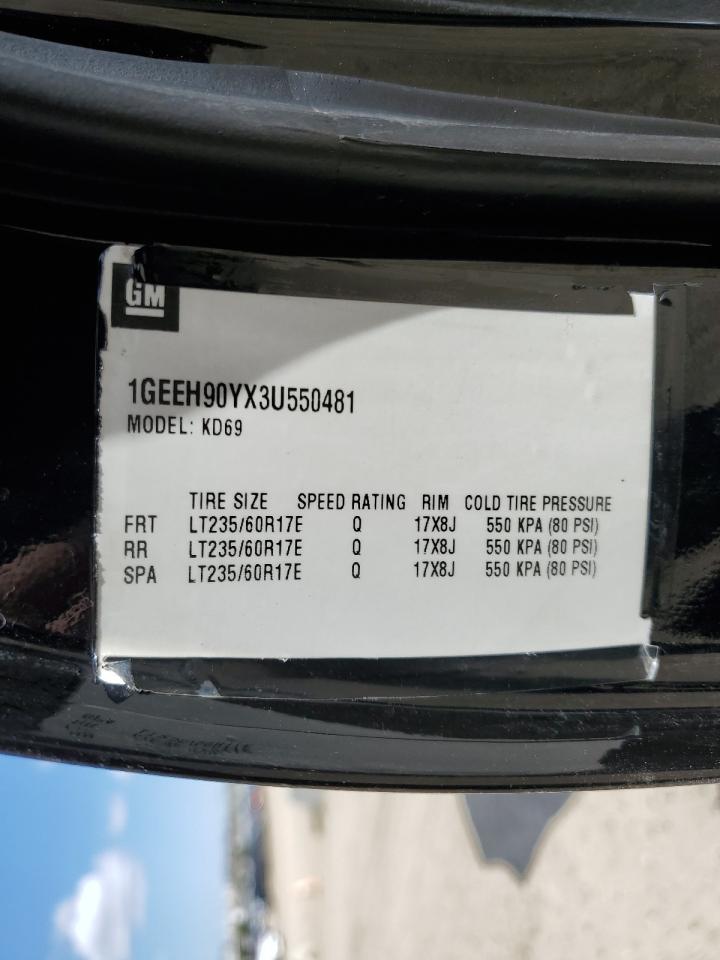 2003 Cadillac Professional Chassis VIN: 1GEEH90YX3U550481 Lot: 57632475