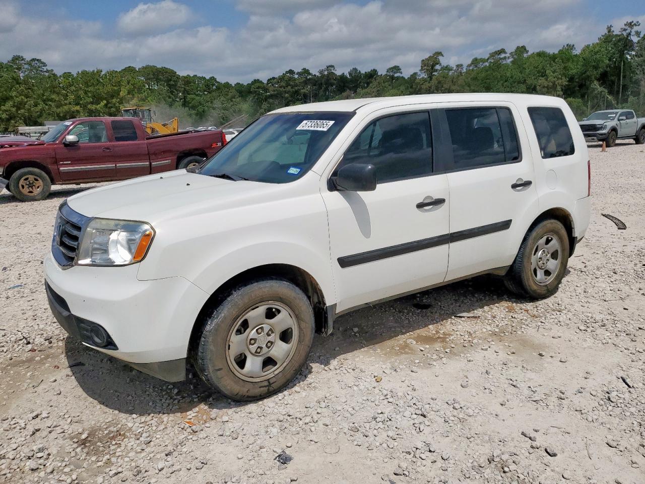 2014 Honda Pilot Lx en Venta en Houston, TX - Hail