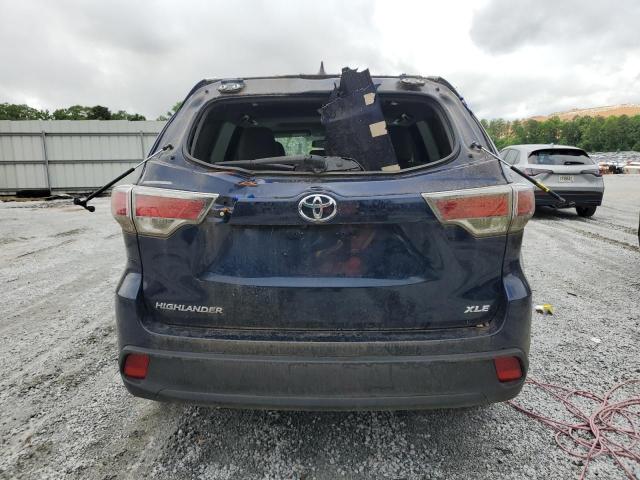 Parquets TOYOTA HIGHLANDER 2016 Granatowy