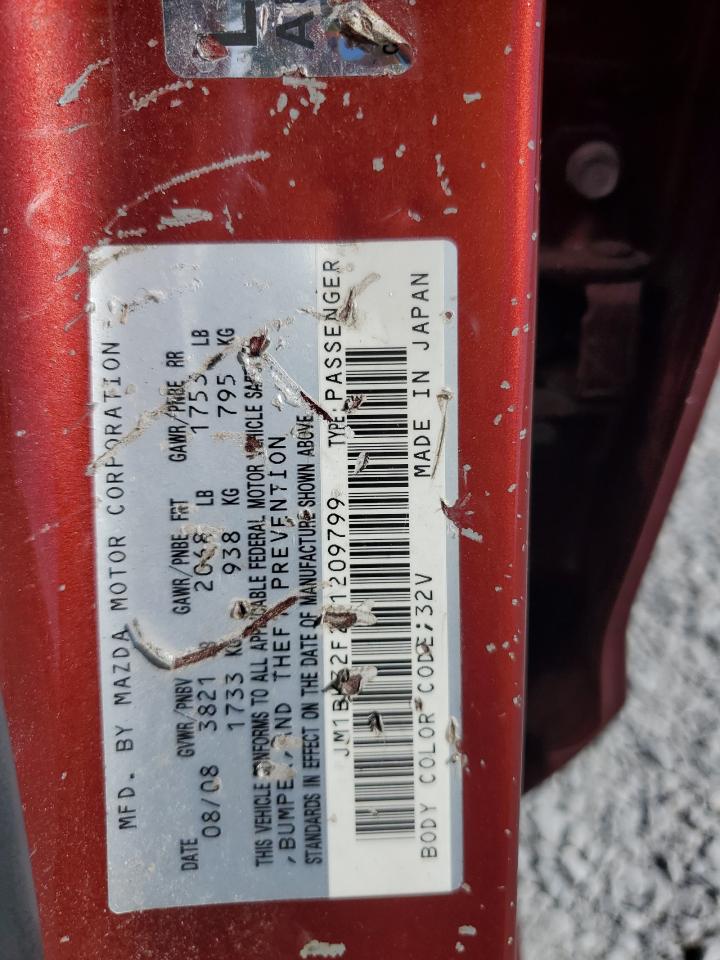 2009 Mazda 3 I VIN: JM1BK32F291209799 Lot: 56855335