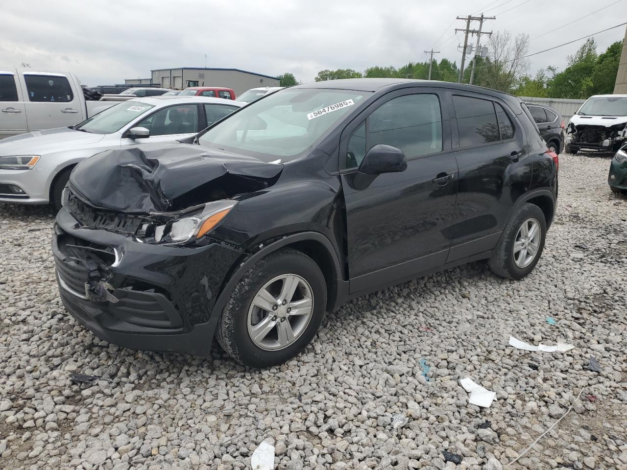 2019 Chevrolet Trax Ls للبيع في Wayland، MI - Front End