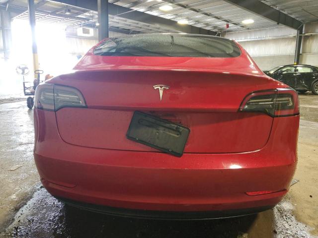  TESLA MODEL 3 2022 Czerwony