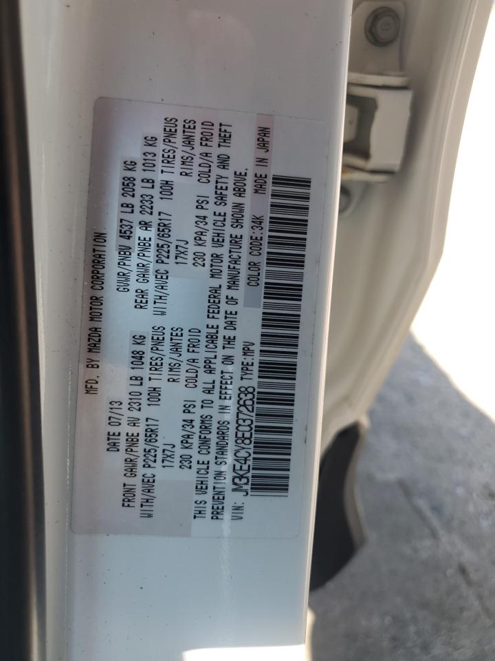 2014 Mazda Cx-5 Touring VIN: JM3KE4CY8E0372638 Lot: 57076025