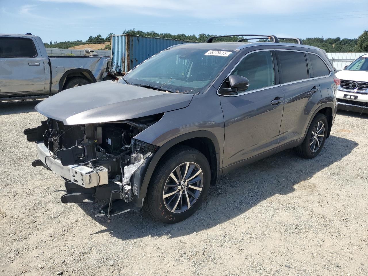 2018 Toyota Highlander Se zu verkaufen in Anderson, CA - Front End