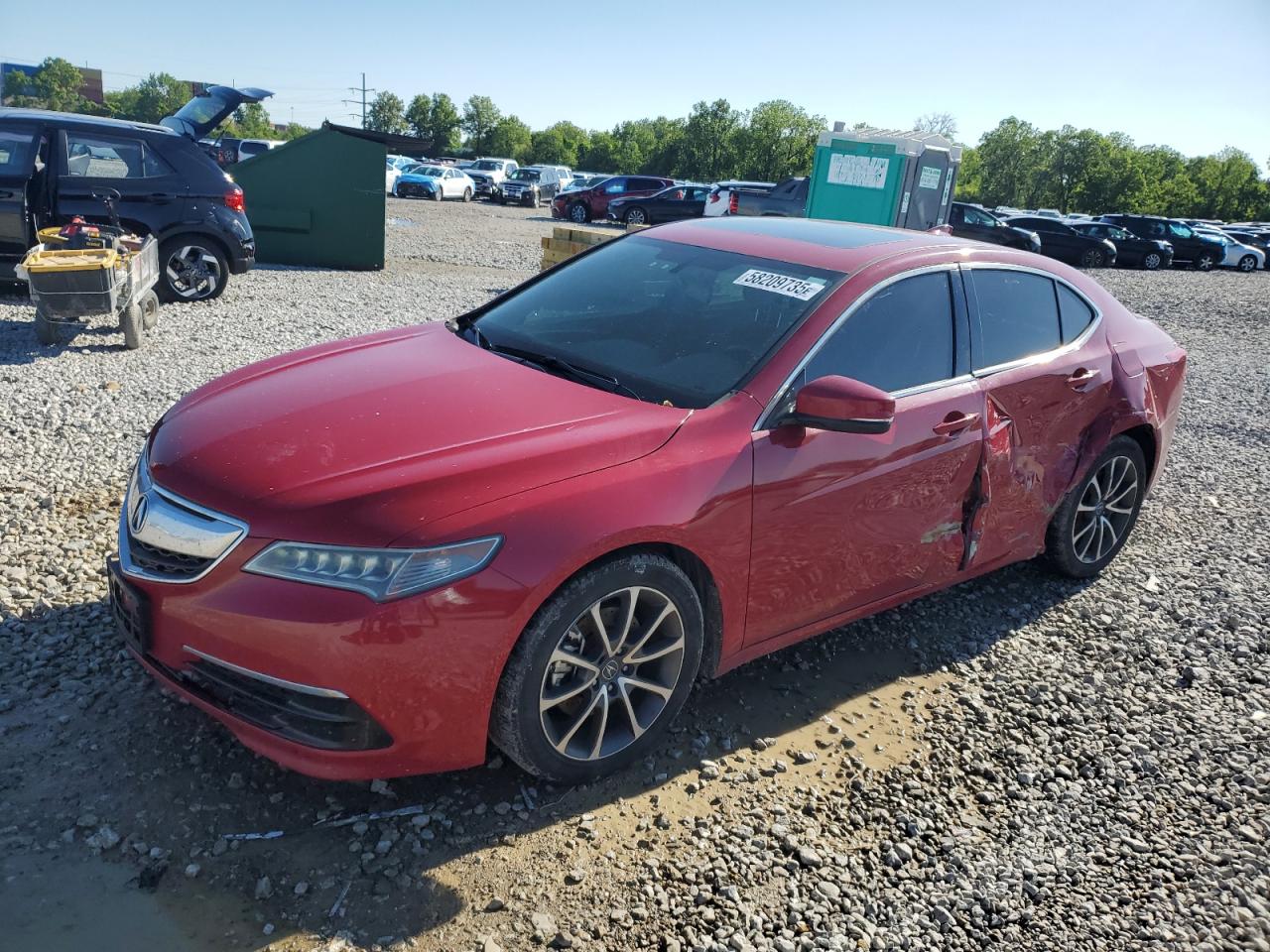 2017 Acura Tlx იყიდება Columbus-ში, OH - Side