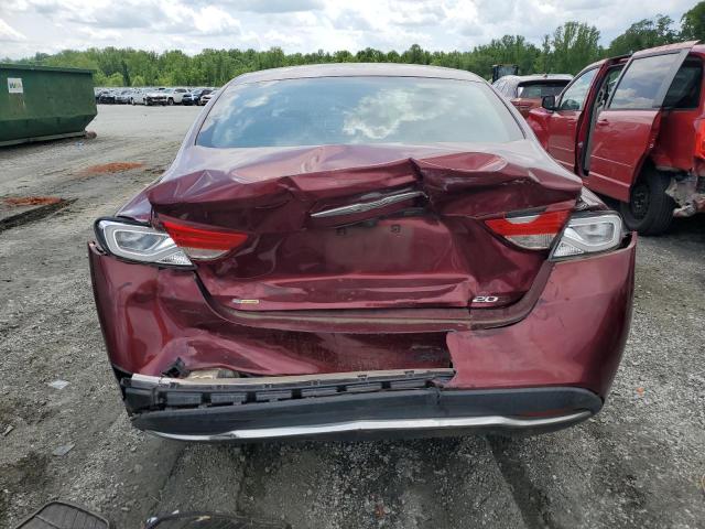 Sedans CHRYSLER 200 2016 Red