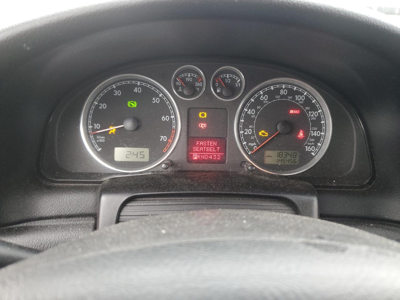 2001 Volkswagen Passat Glx VIN: WVWRH63B81P096596 Lot: 57057775