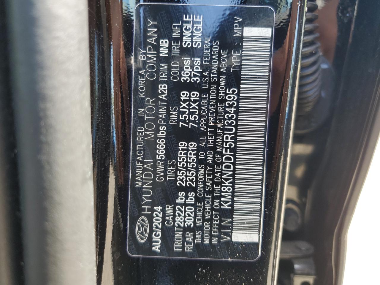 2024 Hyundai Ioniq 5 Sel VIN: KM8KNDDF5RU334395 Lot: 56144605
