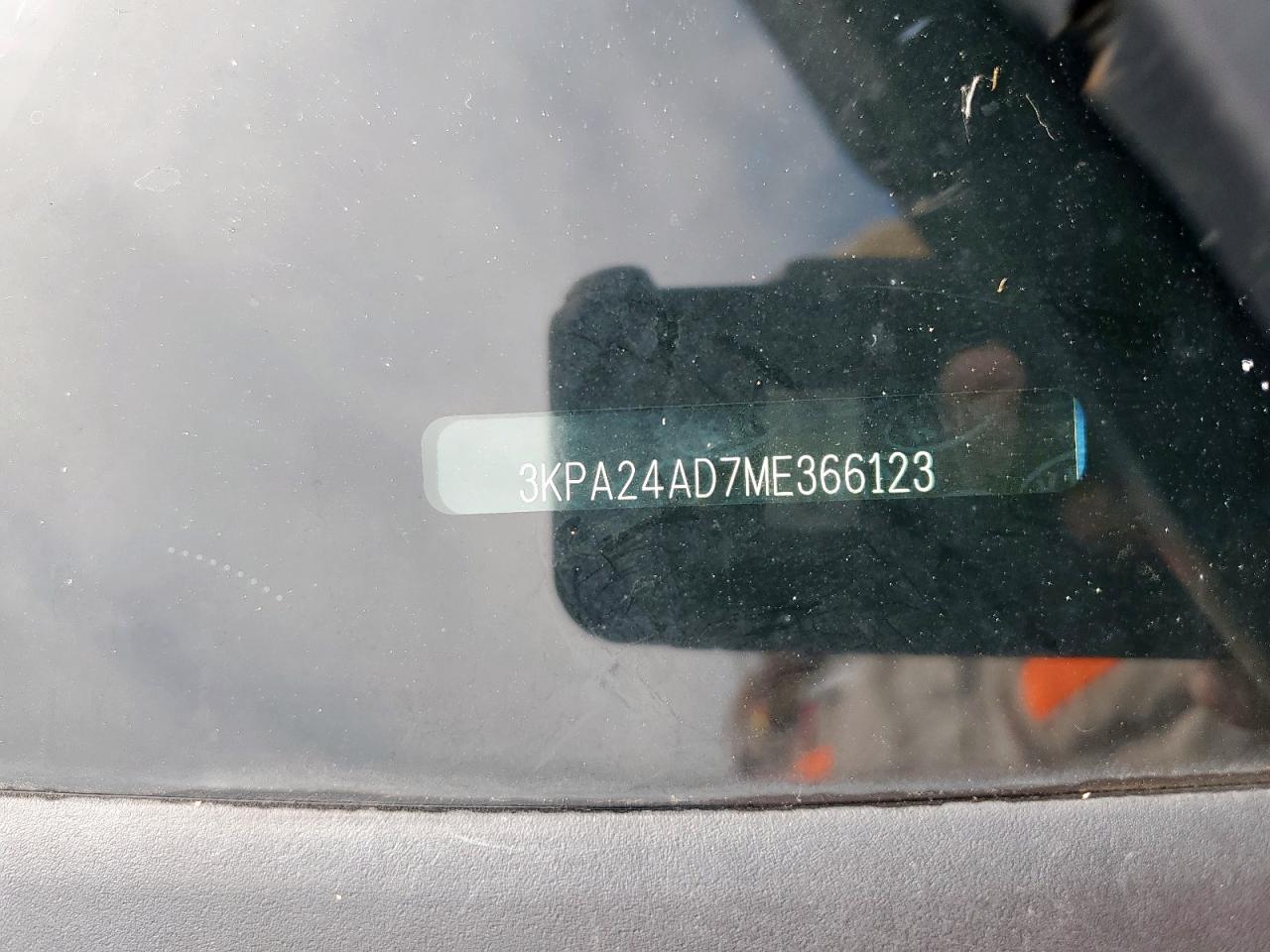 2021 Kia Rio Lx VIN: 3KPA24AD7ME366123 Lot: 56876455