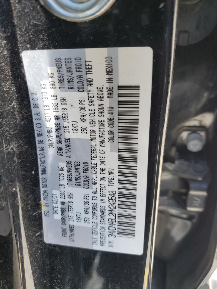 2021 Mazda Cx-30 Select VIN: 3MVDMABL2MM249548 Lot: 57339905