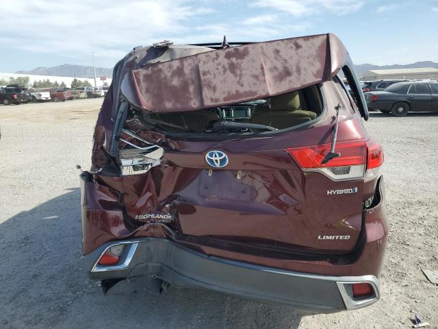  TOYOTA HIGHLANDER 2017 Burgundy