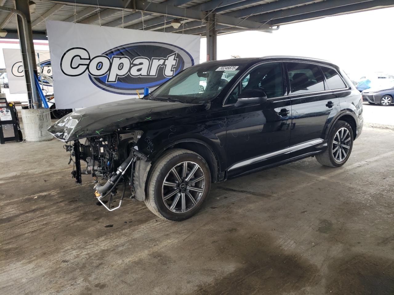 2022 Audi Q7 Premium Plus продається в Hayward, CA - Front End