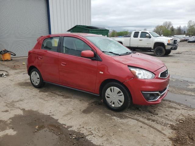  MITSUBISHI MIRAGE 2020 Czerwony