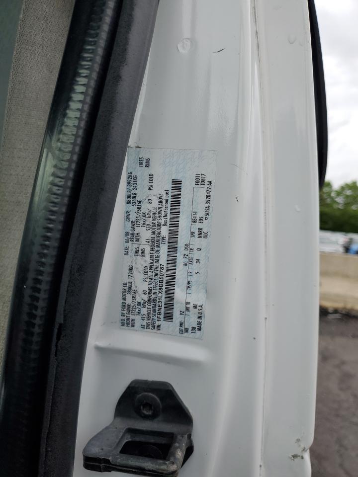 2008 Ford Econoline E350 Super Duty Wagon VIN: 1FBNE31LX8DB50787 Lot: 58063195