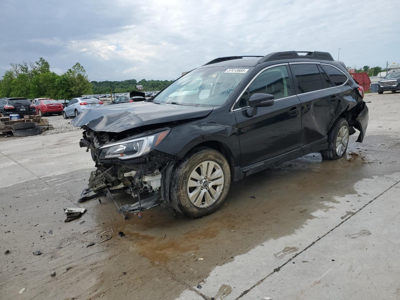 2018 Subaru Outback 2.5I Premium   за продажба в Cahokia Heights, IL - All Over