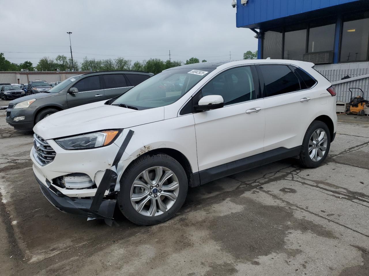 2019 Ford Edge Titanium на продаже в Fort Wayne, IN - Front End