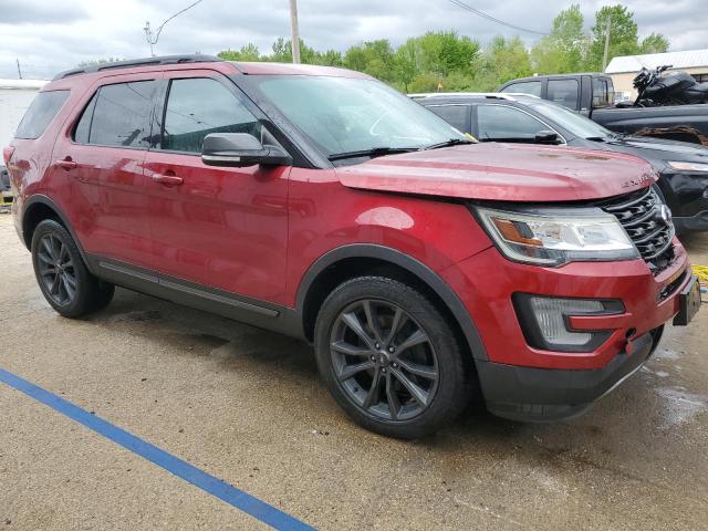  FORD EXPLORER 2017 Czerwony