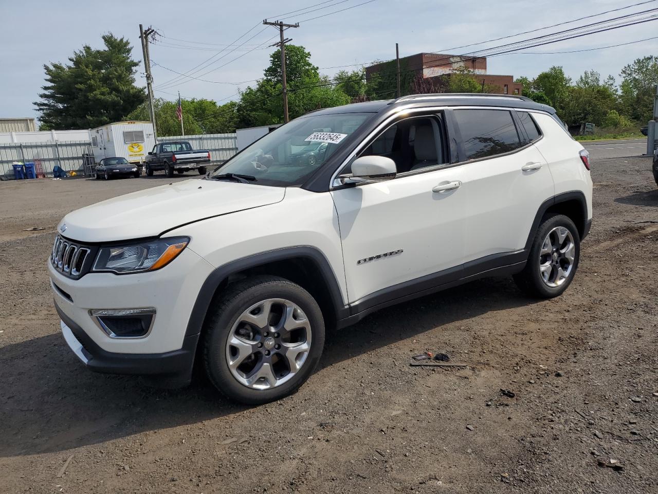2020 Jeep Compass Limited продається в New Britain, CT - Front End
