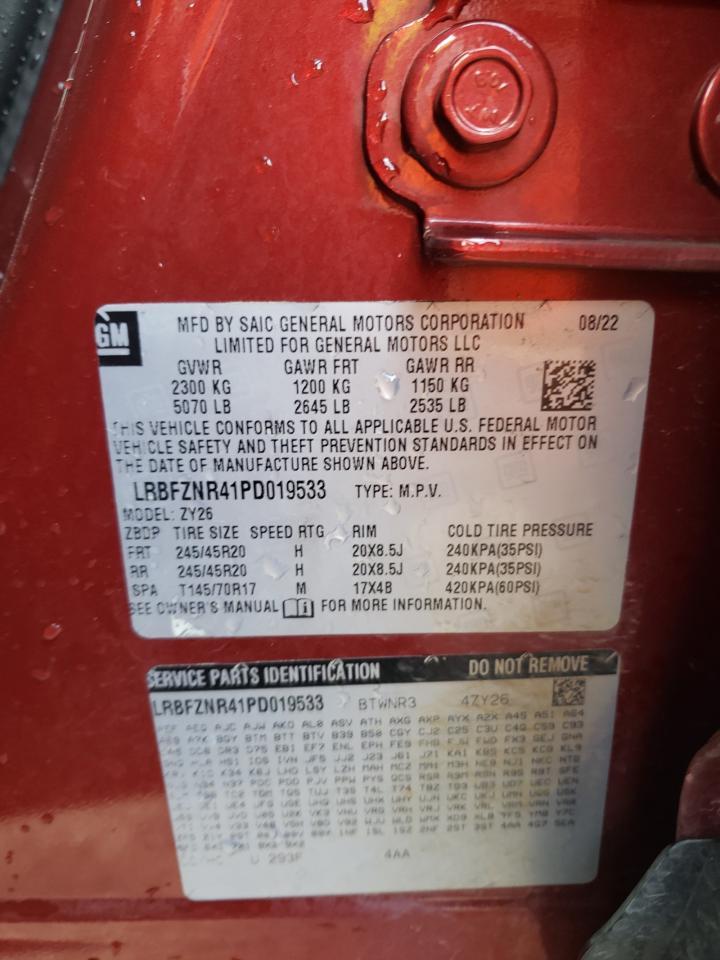 2023 Buick Envision Essence VIN: LRBFZNR41PD019533 Lot: 57452005