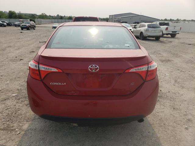 Sedans TOYOTA COROLLA 2015 Red