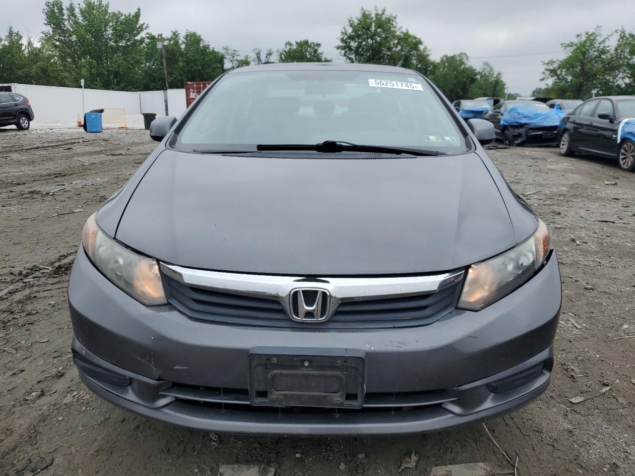 2012 Honda Civic Exl VIN: 2HGFB2F95CH576920 Lot: 56251745