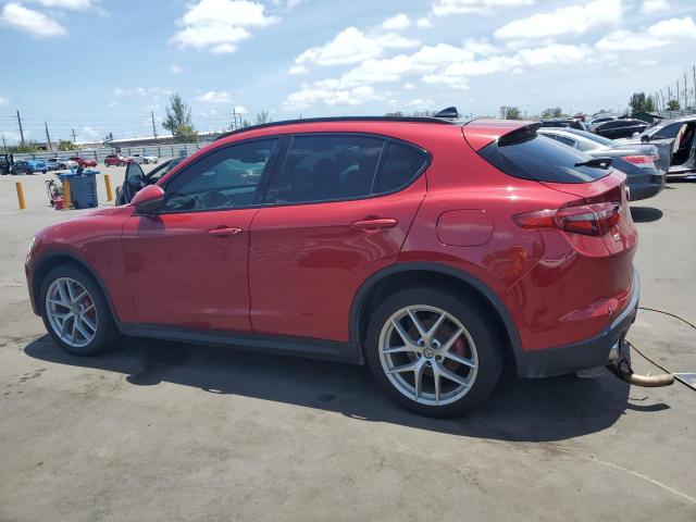  ALFA ROMEO STELVIO 2018 Czerwony