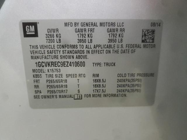 2014 CHEVROLET SILVERADO K1500 LT