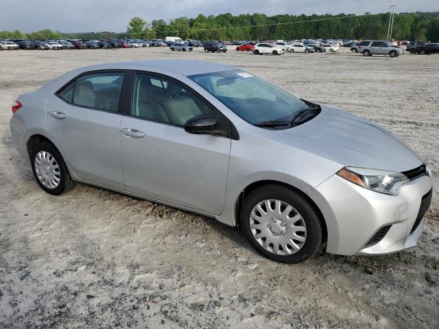 Sedans TOYOTA COROLLA 2014 Srebrny