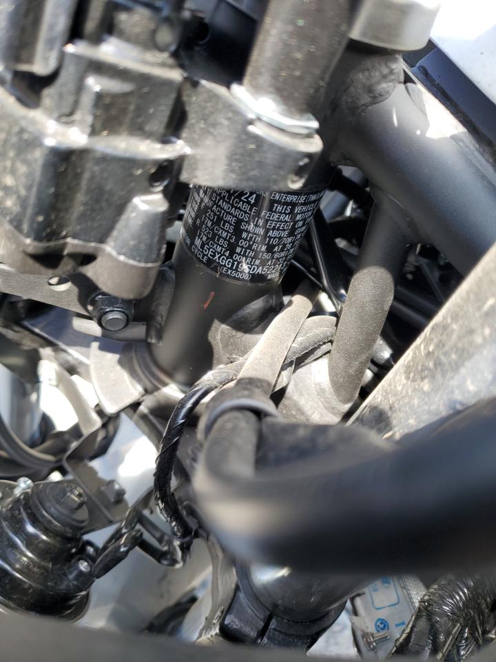 2025 Kawasaki Ex500 VIN: ML5EXGG19SDA52213 Lot: 57045995