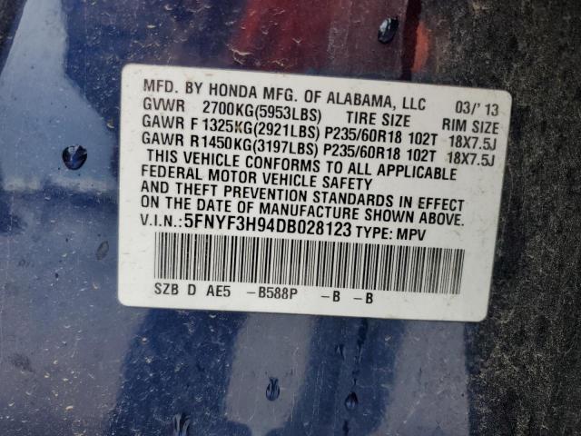 2013 HONDA PILOT TOURING