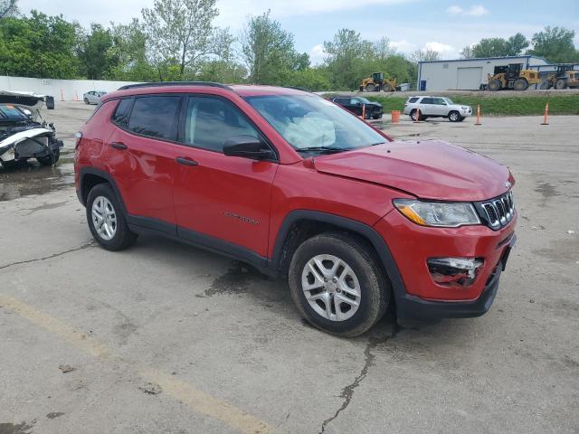  JEEP COMPASS 2018 Czerwony